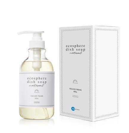 『现货』韩国ecosphere dish soap果蔬清洗剂洗碗液600ml