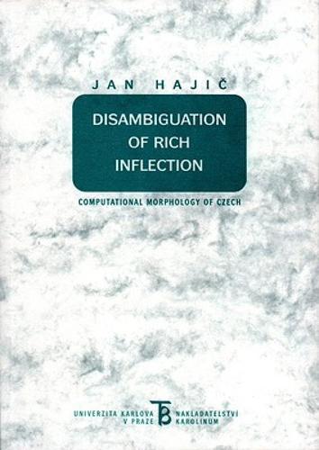 【预售】disambiguation of rich inflection: computational