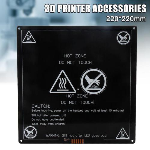 heated bed black parts heatbed hotbed aluminum plate for 3d