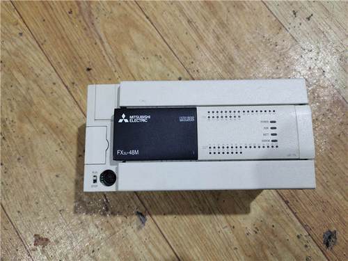 实拍 plc fx3u-48m fx3u-48mr/es-a 功能完好