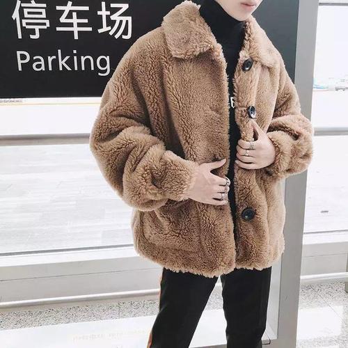 2019冬季新款保暖情侣棉衣服宽松百搭学生羊羔毛绒绒外套男女棉袄