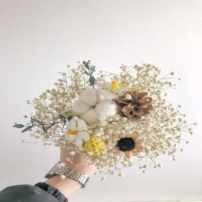 ins满天星花束小干草清新桌面家居干花艺装饰摆设文x艺客厅卧室花