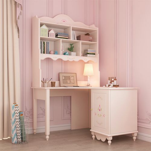 七叶木儿童书桌学习桌写字桌椅套装学生书桌写字台