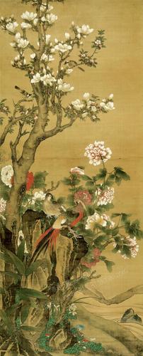 gql10清胡湄玉堂富贵绢166×88超高清电子版中国古代名画图片素材