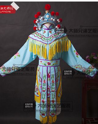 京剧戏服租赁女兵衣/花旦 刀马旦 跑龙套戏服/粤剧黄梅戏戏服出租
