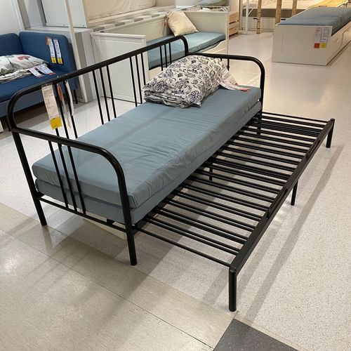 ikea宜家费斯多 坐卧两用床 可折叠客厅小户型沙发床单人双人铁艺