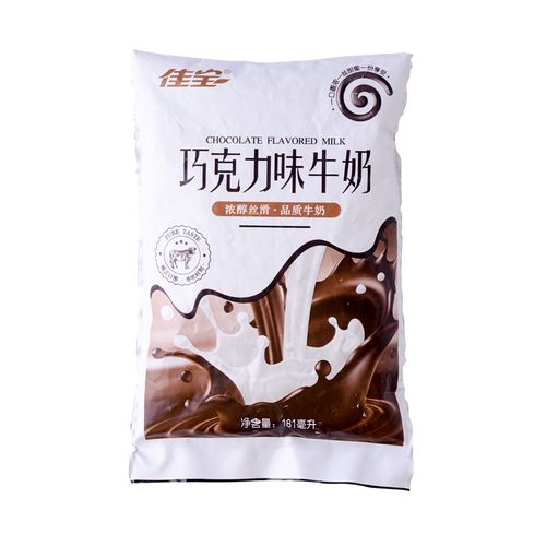 佳宝巧克力味牛奶181毫升