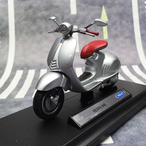威利1:18比亚乔vespa 946踏板车仿真合金摩托车模型非春天冲刺150