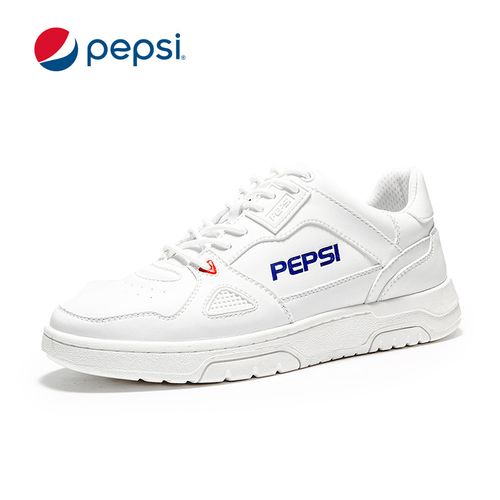 pepsi/百事男鞋春夏季潮鞋白色板鞋百搭小白鞋男