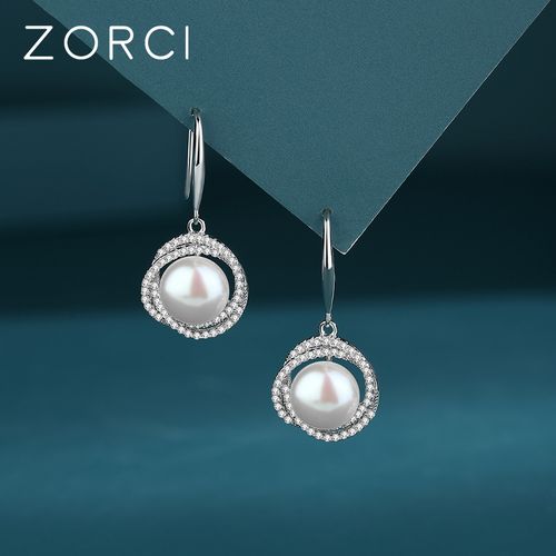 珍珠纯银耳环女高级感轻奢妈妈款耳坠气质耳饰2021年新款潮女人味