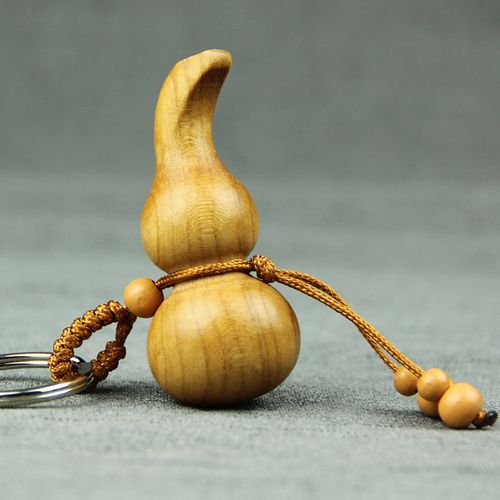 桃木葫芦钥匙扣挂件小葫芦钥匙坠挂件饰品平安随身