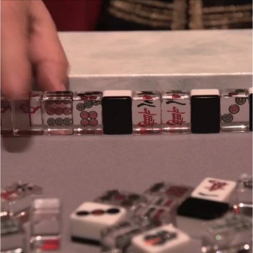 鹫巢麻将 亚克力透明麻将鹫巢瓦西子麻将斗牌传说雀魂姬赤木茂日本式