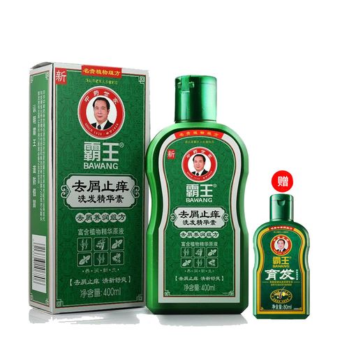 霸王去屑止痒洗发水400ml 精华素去头屑控油去油男女适合多油脂多头屑