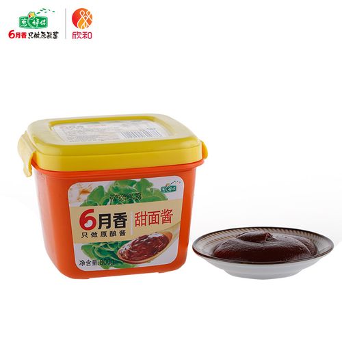 欣和葱伴侣六月香甜面酱800g,一盒包邮.