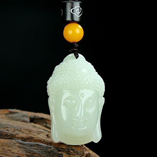 天然和田玉佛公如来佛祖吊坠白玉释迦牟尼玉坠挂件男女款玉佩项链
