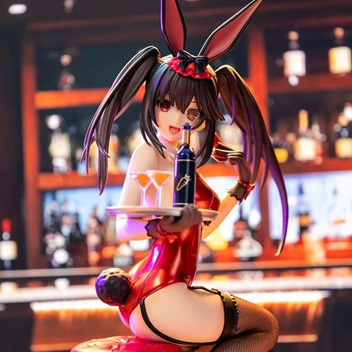 约会大作战 酒保兔女郎 时崎狂三 动漫二次元美少女手办模型