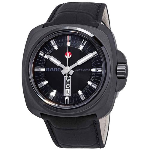 雷达rado男款黑色机械表|hyperchrome xl automatic black dial mens