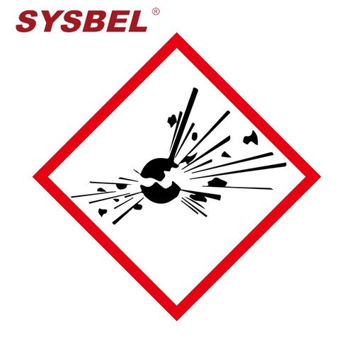 西斯贝尔(sysbel)wl001化学品ghs反光警示标签  (10张/包)