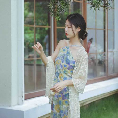 原创汉元素汉服中国风女日常改良版小性感露肩吊带