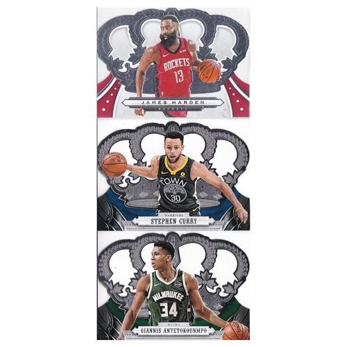 nba球星卡 字母哥 斯蒂芬库里 哈登 皇冠切割帕尼尼17