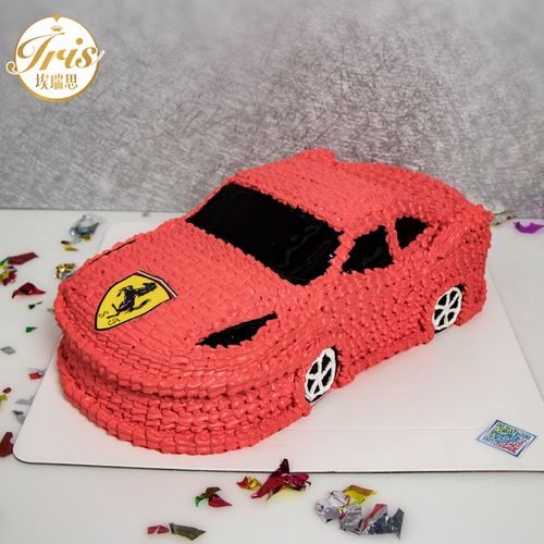 法拉利汽车造型保时捷男士生日蛋糕深圳广州杭州上海