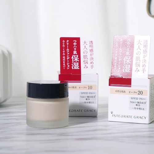 日本资生堂完美意境粉底霜干皮保湿粉底液遮瑕控油