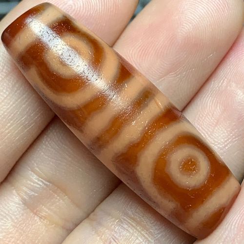 一物一图天然玛瑙真品老料橘料橘肉四眼天珠吊坠锁骨男女文玩饰品