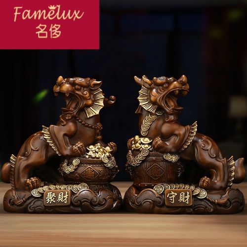 貔貅招财貔貅摆件 门口家居工艺品客厅装饰品简约大气