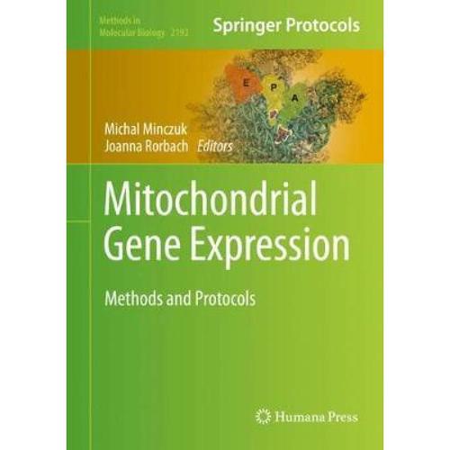 预订 mitochondrial gene expression: metho. [9781071608333]