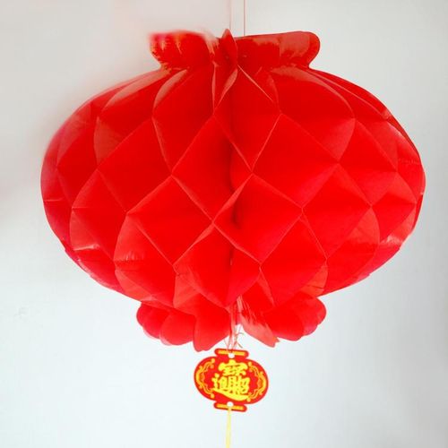 商场手工装饰旋转加厚大红灯笼 新房布置防水塑胶平安灯低价促销