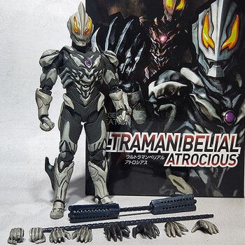 万代极恶贝利亚奥特曼shf玩具可动人偶赛罗黄昏超可动模型男 极恶