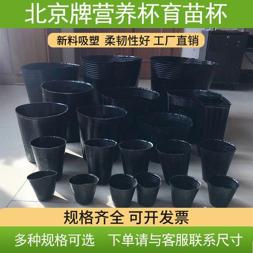 批发营养钵育苗盆蔬菜瓜果菜苗培育一次性塑料花盆加厚透气杯子【3月