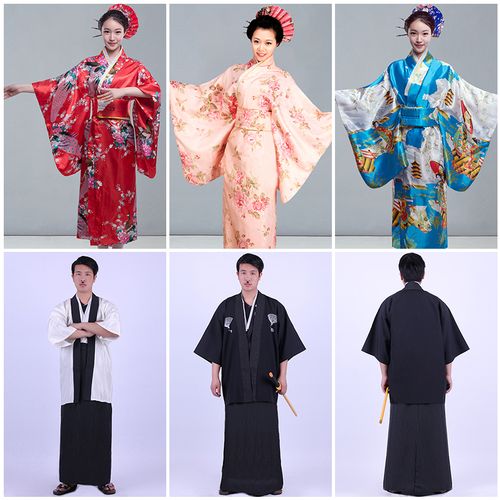 日本和服武士服出租 古装拍照写真服装少数民族服装