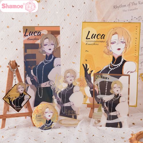 彩虹社luxiem luca ike vox 国风徽章吧唧立牌透卡同人授权