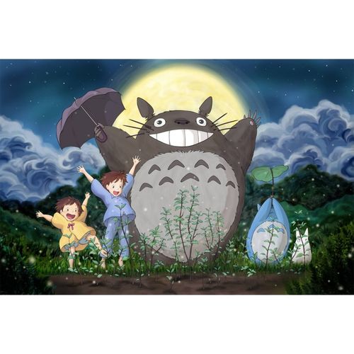 哈尔的移动城堡拼图 宫崎骏动漫木质拼图1000片千与千寻龙猫哈尔移动