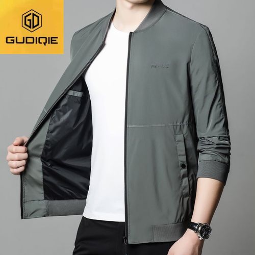 男士外套春秋季百搭帅气夹克衣服