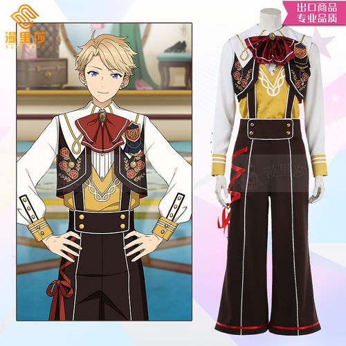 偶像梦幻祭pretty5 mission风服装鸣上岚巴日和桃李影片动漫cos服