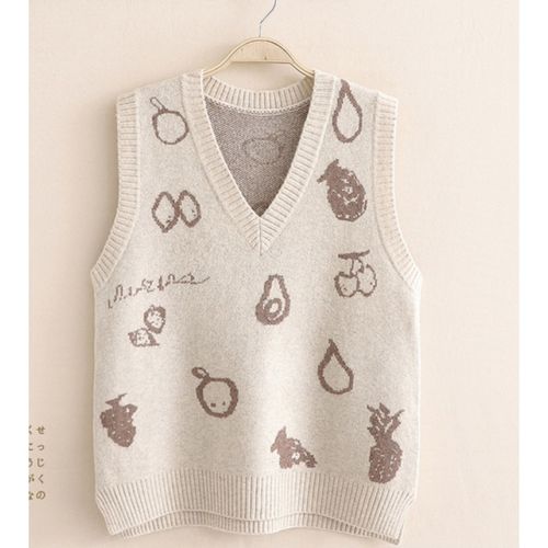 青少女初中生毛衣背心女生女孩初中学生针织马甲背心女春秋百搭坎肩