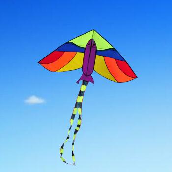 鸢缘 风筝 潍坊风筝吉祥鸟风筝三角风筝 微风易飞好飞儿童老人风筝 小