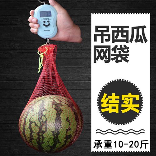 吊西瓜网兜包邮加厚塑料网袋带绳吊瓜网包装编织尼龙丝网眼小袋子