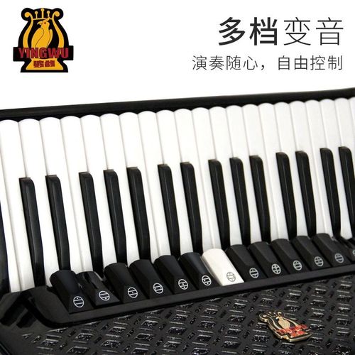 鹦鹉牌 yw9968 手风琴41键120贝斯四排簧成人考级专