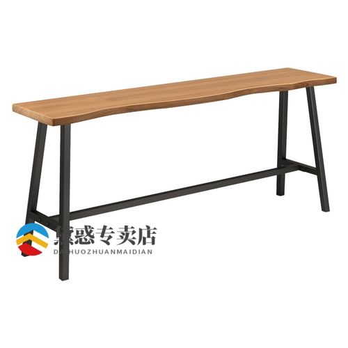 中学生床桌宿舍实木靠窗阳台吧台桌家用靠墙高脚窄桌子玄关长条小吧台