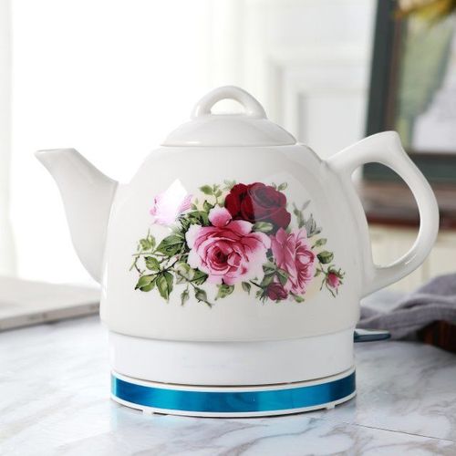 新品景德镇瓷器烧水壶自动断电陶瓷电热水壶家用防干烧小号泡茶开
