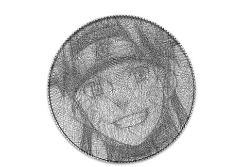 包邮火影忍者钉子绕线画diy材料手工包圆周弦丝减压头像定制新品