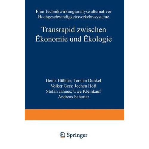 预订 transrapid zwischen oekonomie und oe. [9783824465736]