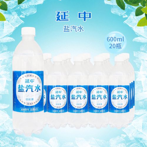 延中 盐汽水600ml*20瓶 上海盐汽水 团购更优惠 江浙沪皖包邮