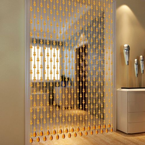 门对门化解门帘水晶珠帘门帘隔断帘琥珀风水帘子卫生间卧室客厅大