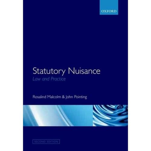 预订 statutory nuisance: law and practice [9780199564026]