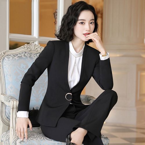 西装套装女正装西服工作服职业时尚气质主持人职场