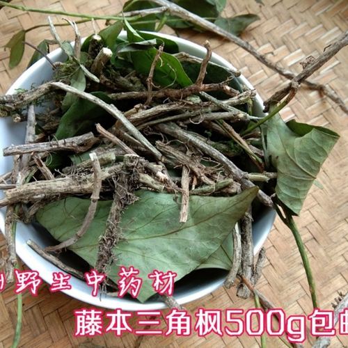 贵州野生藤本三角枫草药 中药材三角风农产品新晒干货三各风500克